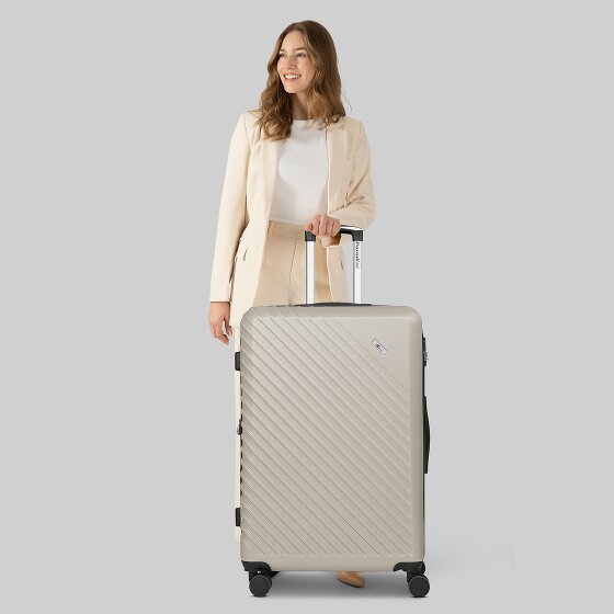 Check.In Paradise 2.0 4 roulettes Trolley L 78 cm avec soufflet d'extension