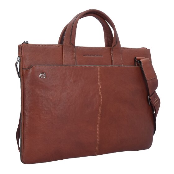 Piquadro Black Square Porte-documents en cuir 42 cm Compartiment pour ordinateur portable