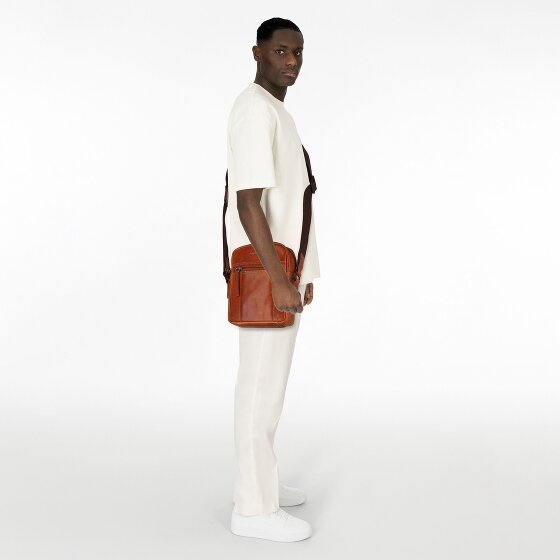 Greenburry Newport Mini sac à bandoulière Cuir véritable 18 cm