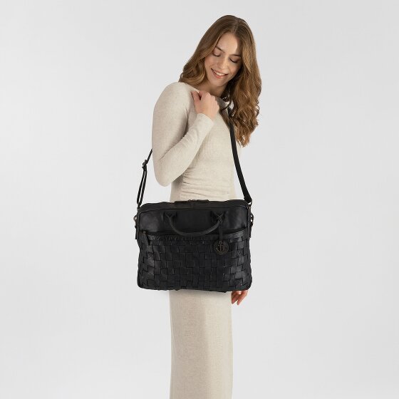 Harbour 2nd Urban Poets Blaise Attaché-case Cuir véritable 40 cm Compartiment ordinateur