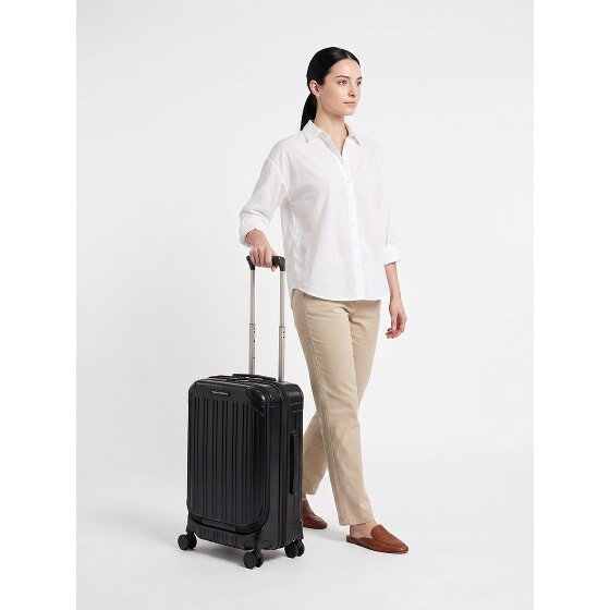 Piquadro PQ-Light 4 roues Valise cabine S 56 cm Compartiment ordinateur avec soufflet d'extension