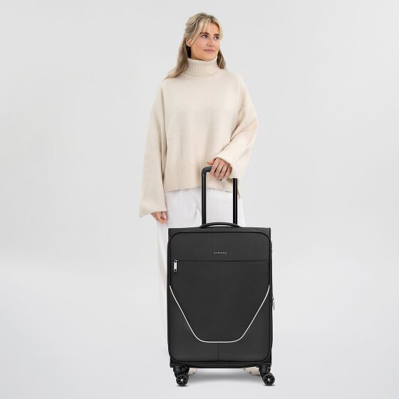 Stratic taska 4 roues trolley M 65 cm avec soufflet d'extension