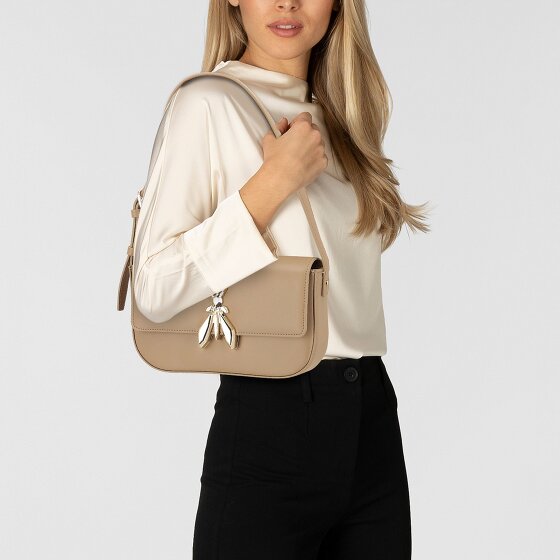Patrizia Pepe Essential Fly Sac à bandoulière Cuir véritable 22 cm