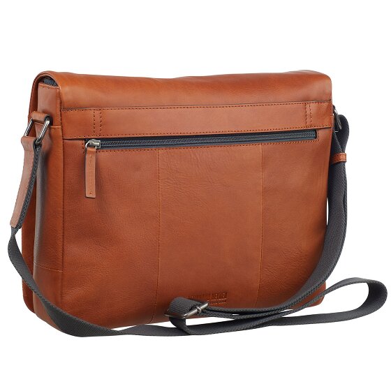 Leonhard Heyden Hamburg Messenger en cuir, 32 cm, compartiment pour ordinateur portable