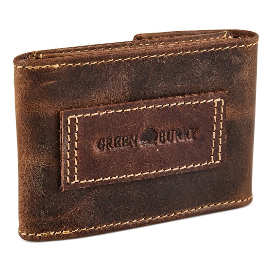 Greenburry Vintage Étui pour cartes de crédit Protection RFID Cuir 7 cm