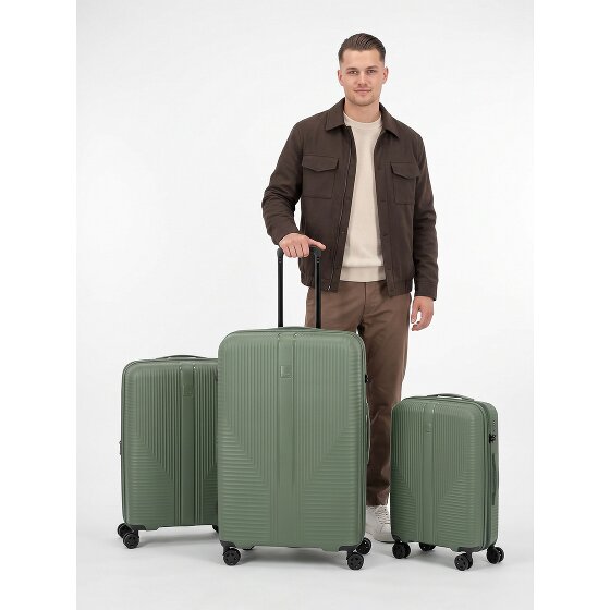 Travelite Air Stripe 4 roues Set de valises 3 pièces avec soufflet d'extension