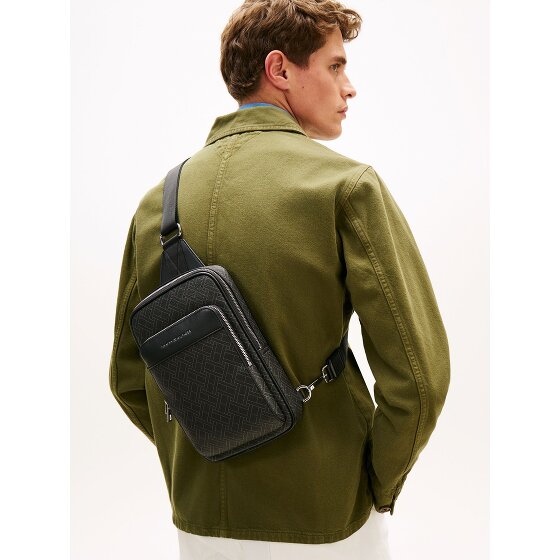 Tommy Hilfiger TH Flag Sac à bandoulière en cuir 28 cm