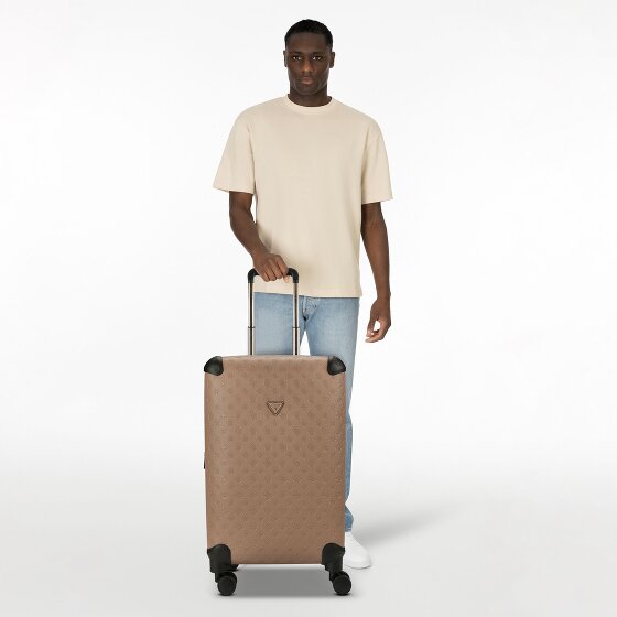 Guess Wilder 4 roulettes Trolley 64 cm avec soufflet d'extension