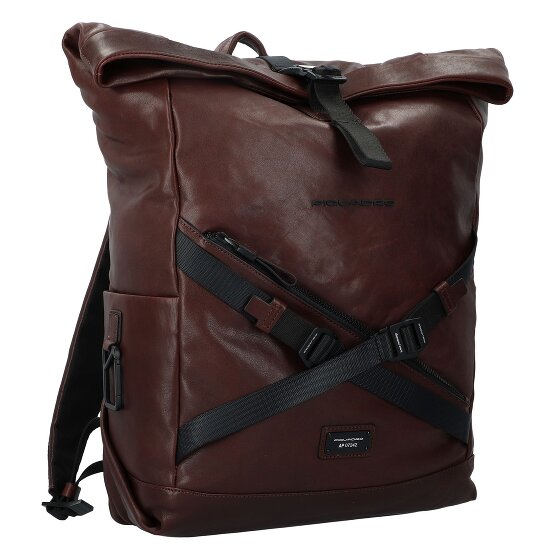 Piquadro Harper sac à dos en cuir 48 cm compartiment pour ordinateur portable