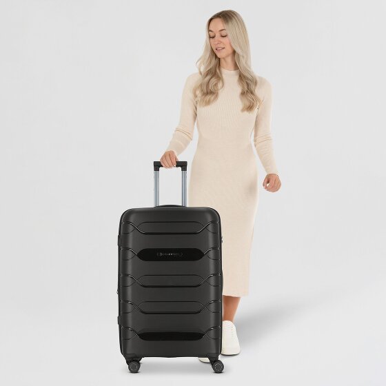 Polestream Strz by Asteroid 4 roulettes Trolley L 74 cm avec soufflet d'extension