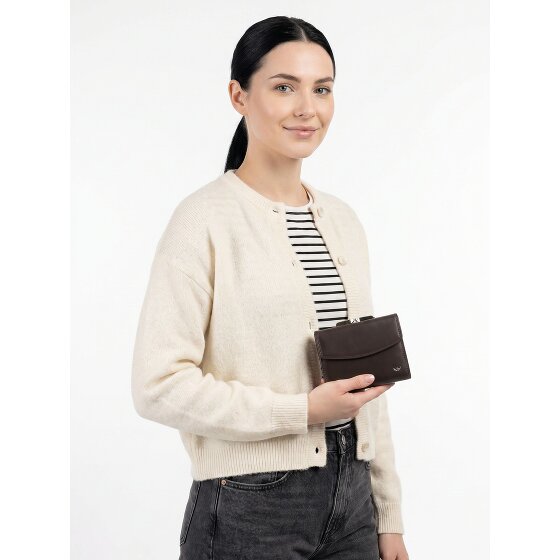 Golden Head Polo Porte-monnaie Protection RFID Cuir véritable 12 cm