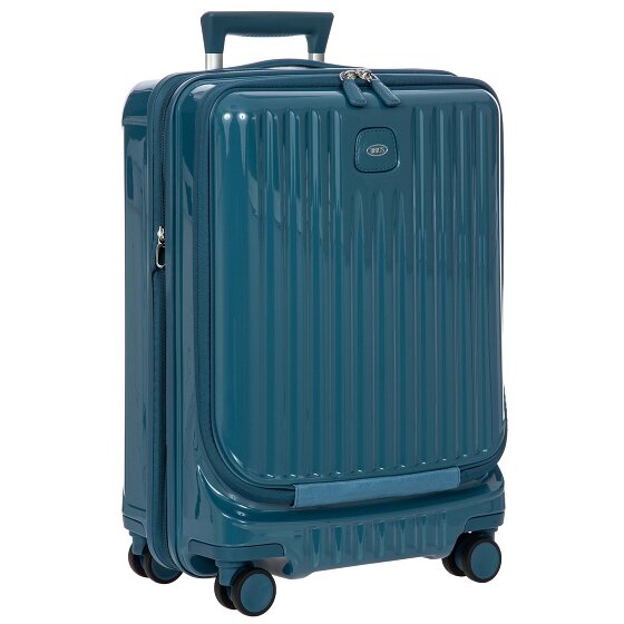 Bric's Positano 4 roulettes Trolley de cabine 55 cm avec soufflet d'extension