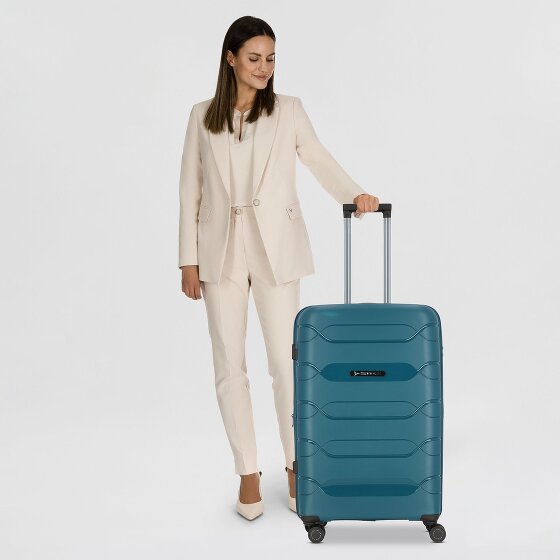 Polestream Strz by Asteroid 4 roulettes Trolley L 74 cm avec soufflet d'extension