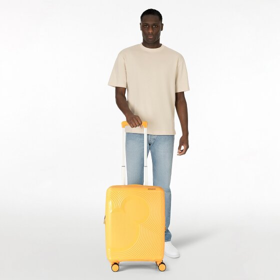 American Tourister Mickey Magic 4 roulettes Trolley de cabine 55 cm avec soufflet d'extension