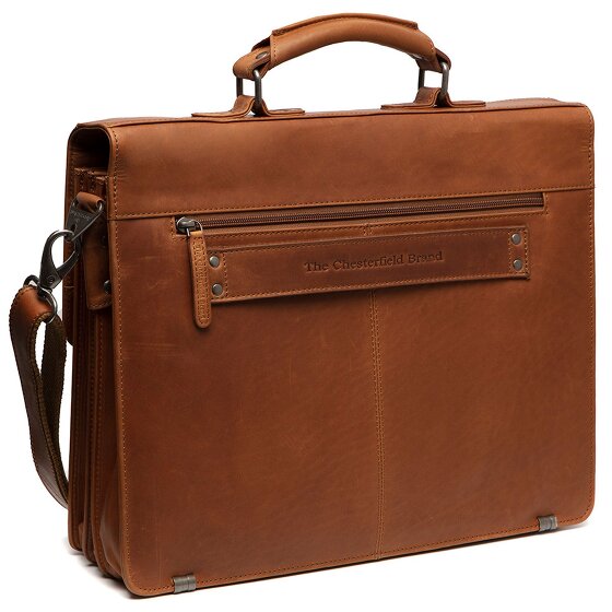 The Chesterfield Brand Springfield Attaché-case Cuir véritable 40 cm Compartiment ordinateur