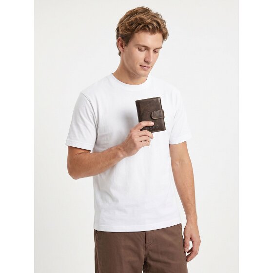 Greenburry Newport Porte-monnaie Protection RFID Cuir véritable 9.5 cm