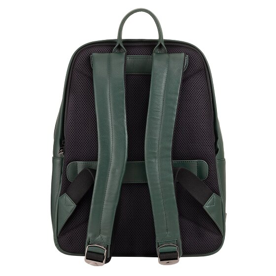 DuDu New York Daypack Cuir véritable 41 cm Compartiment ordinateur