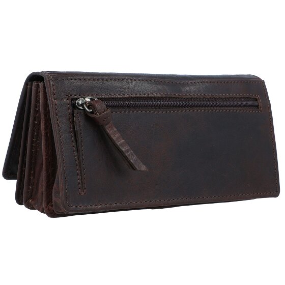 Spikes & Sparrow Porte-monnaie RFID en cuir 17 cm