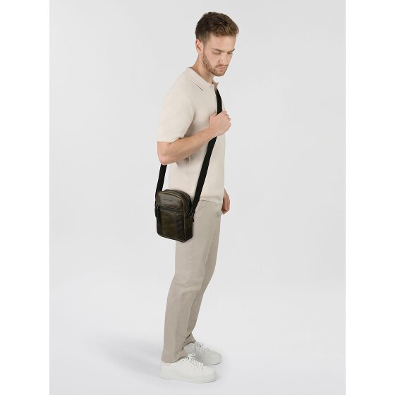 Greenburry Newport Mini sac à bandoulière Cuir véritable 18 cm