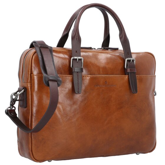 Castelijn & Beerens Rien Attaché-case Protection RFID Cuir véritable 41 cm Compartiment ordinateur