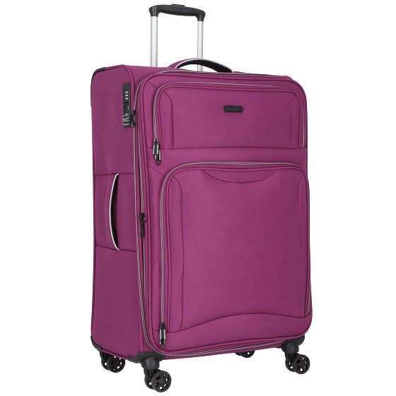 d&n Travel Line 9204 4 roues Valise cabine L 76 cm avec soufflet d'extension