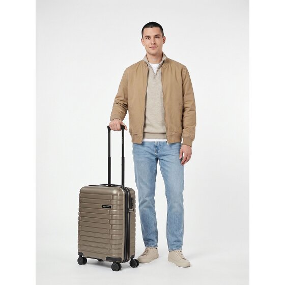 Pactastic Collection 04 THE CABIN + 4 roues Valise cabine S 55 cm '"avec soufflet d''extension"'