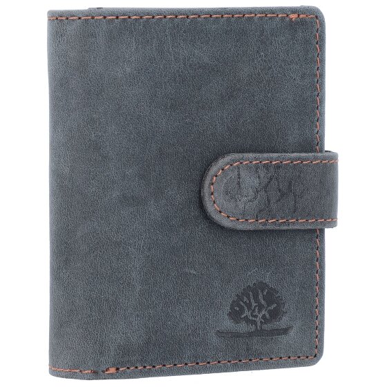 Greenburry Vintage Porte-monnaie Protection RFID Cuir véritable 10 cm
