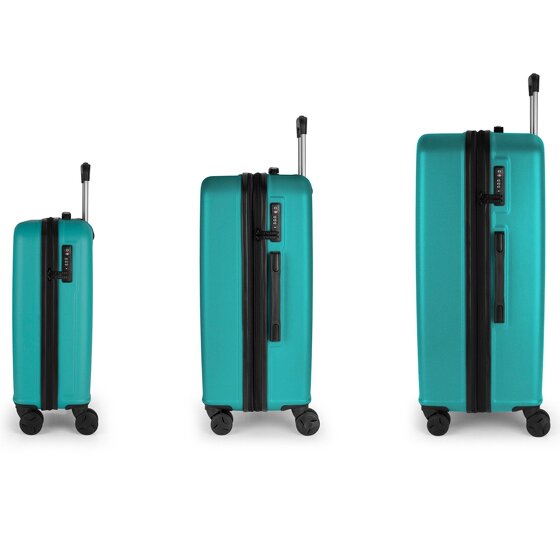 Gabol Juego 3 Set de valises à 4 roulettes 3pcs.