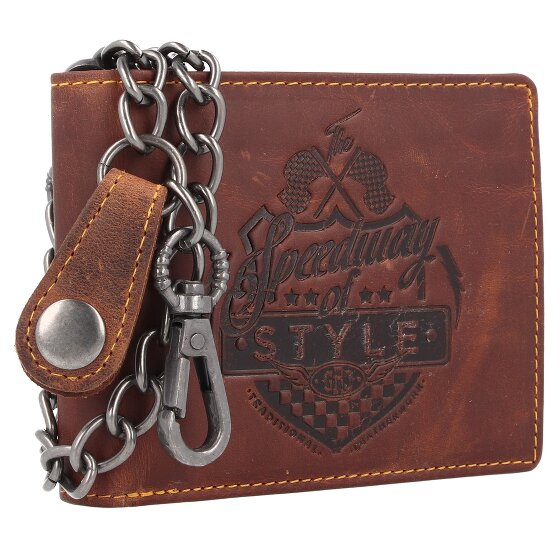 Greenburry Racing Collection Daytona Porte-monnaie RFID en cuir 12 cm