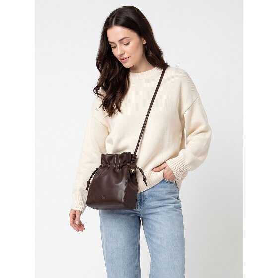 DuDu Sac à bandoulière Cuir véritable 18 cm