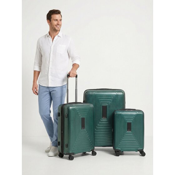 Redolz Essentials 14 4 roulettes Set de valises 3 pièces avec soufflet d'extension