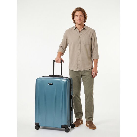 Police New York 4 roues Valise cabine L 72 cm avec soufflet d'extension