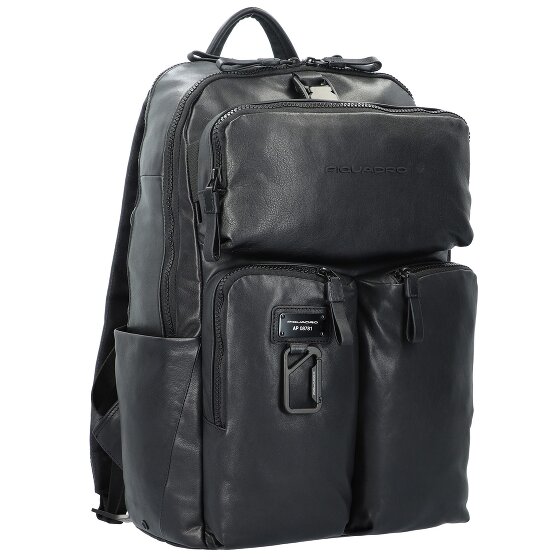 Piquadro Harper sac à dos en cuir 48 cm compartiment pour ordinateur portable