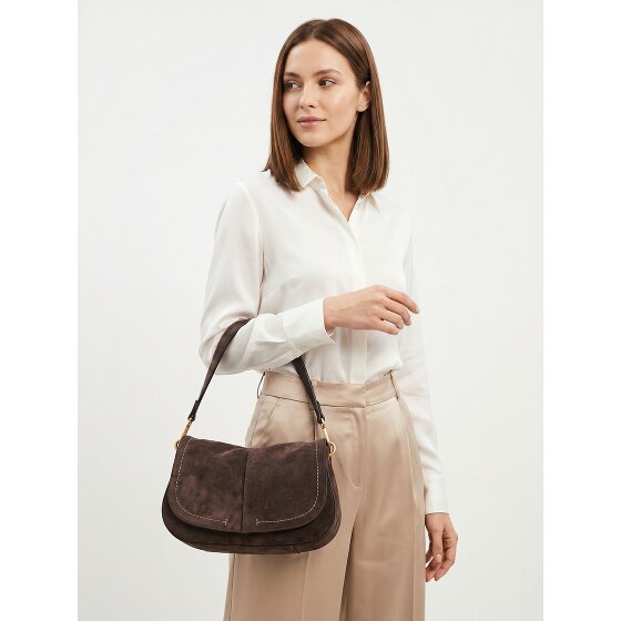 Gianni Chiarini Helena Round Sac à bandoulière Cuir véritable 28 cm