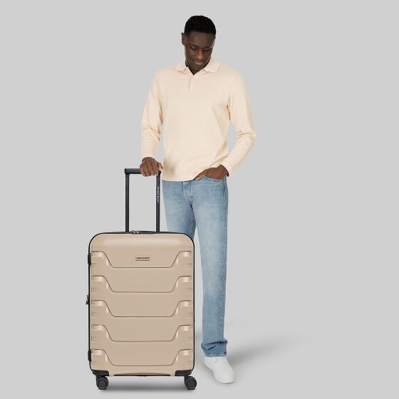 Smartbox Edition 01 4 roulettes Trolley 66 cm avec soufflet d'extension