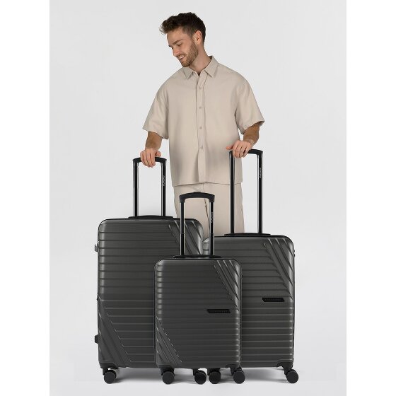 Cocoono Larnaka 4 roulettes Set de valises 3 pièces avec soufflet d'extension