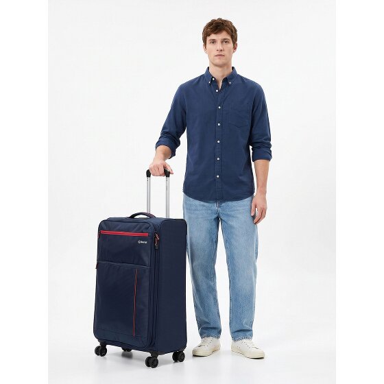 Benzi 5825 4 roues Valise cabine L 78 cm avec soufflet d'extension