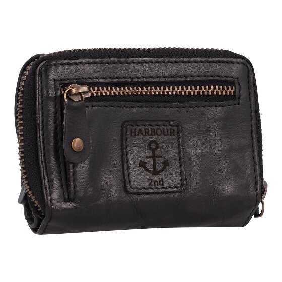 Harbour 2nd Maeve Porte-monnaie Protection RFID Cuir véritable 9 cm