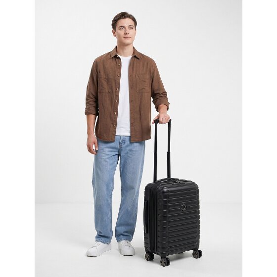 Delsey Paris Shadow 5.0 4 roues Valise cabine 55 cm '"avec soufflet d''extension"'