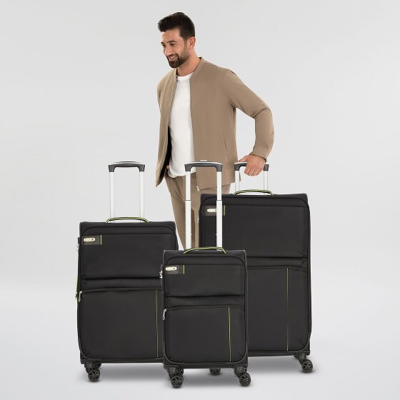 d&n Travel Line 6704 4 roues Set de valises 3 pièces