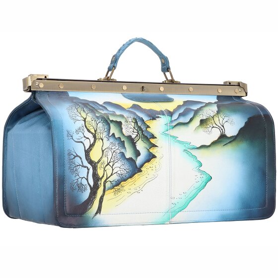 Greenland Nature Art+Craft Mallette de médecin Cuir véritable 48 cm