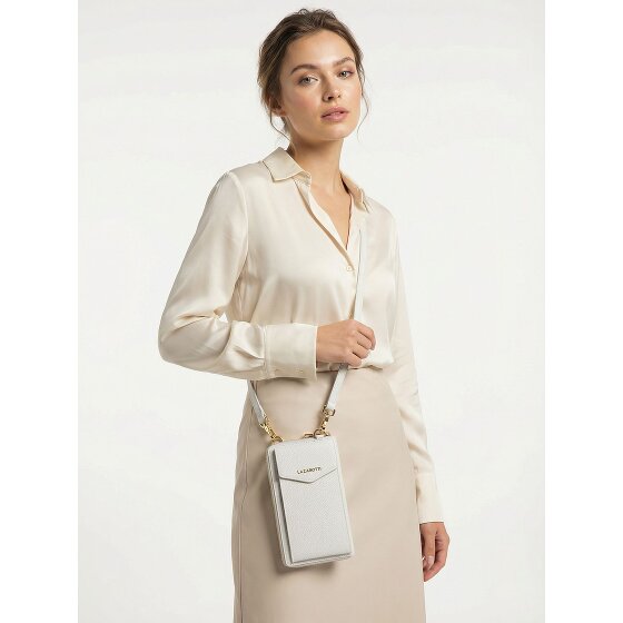 Lazarotti Bologna Leather Zip-Around Porte-monnaie Porte-téléphone en cuir 19 cm