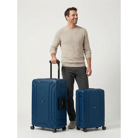 Redolz Essentials 15 Set de valises à 4 roulettes 2 pièces avec fermeture à trois points