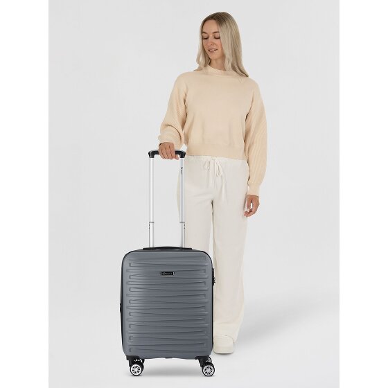 Benzi 5493 4 roulettes Trolley de cabine S 53 cm avec soufflet d'extension