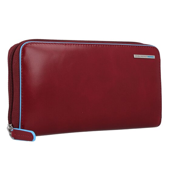 Piquadro Blue Square Porte-monnaie Cuir véritable 19 cm