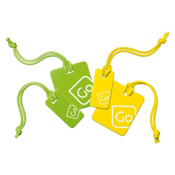 Go Travel Set d'étiquettes d'adresse 4 pcs.