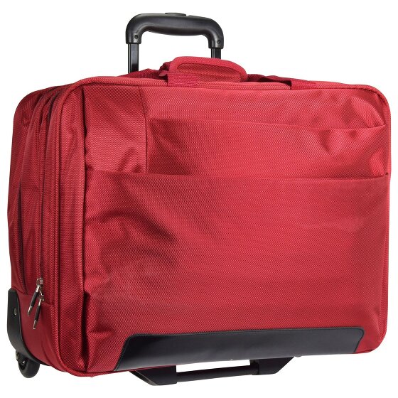 Dermata 2 roues Valise business 37 cm Compartiment ordinateur