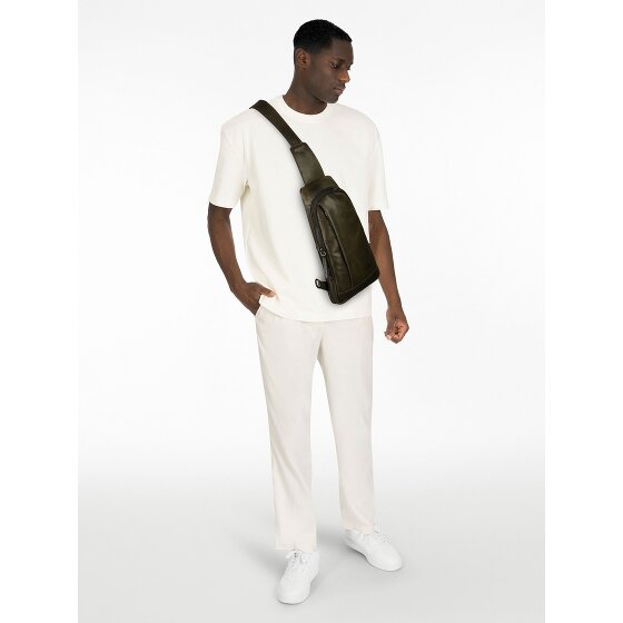 Greenburry Sac à bandoulière Newport en cuir 33 cm