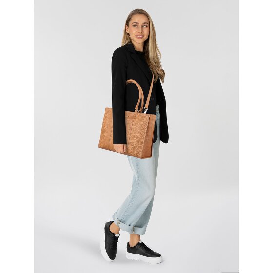 Burkely Cool Colbie Sac de shopper Cuir véritable 35 cm Compartiment ordinateur