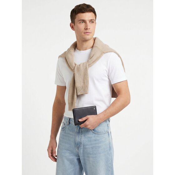 Golden Head Polo Porte-monnaie Protection RFID Cuir véritable 11.5 cm